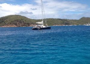 sailing a yacht in the bvi