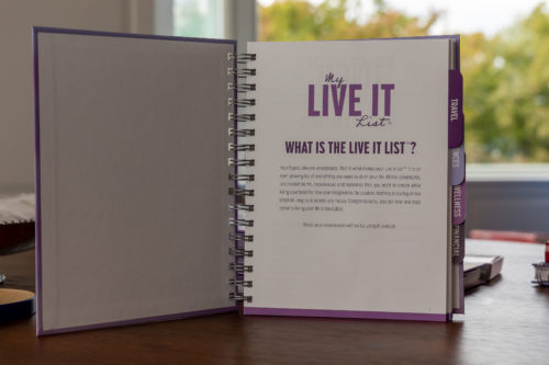 Live It List Book